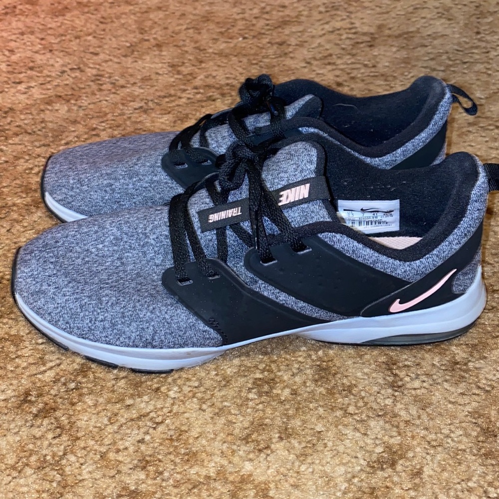 Women’s Gray/Pink/Black Nike Training Sneakers